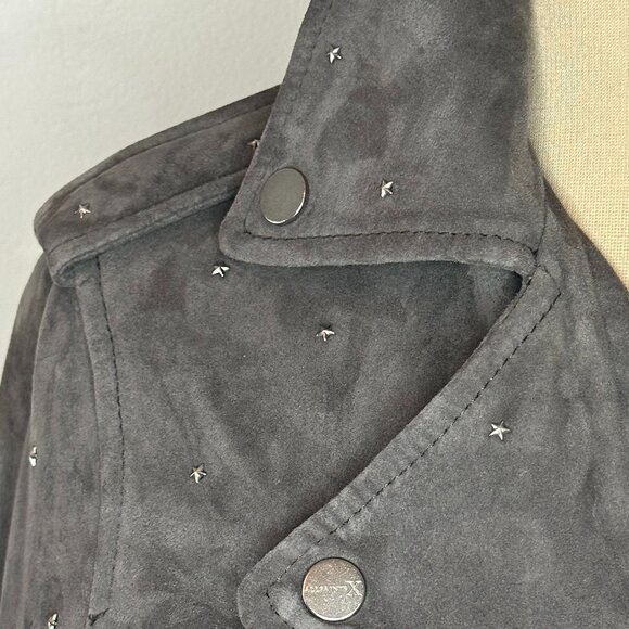 All Saints Grey Suede Jacket - Picture 8 of 12